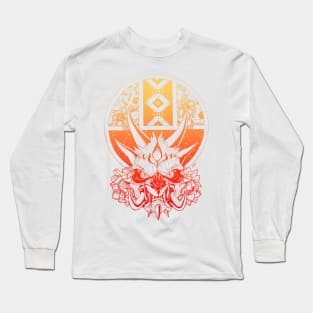 Oni Mask - Spring Inks Series #2 Long Sleeve T-Shirt